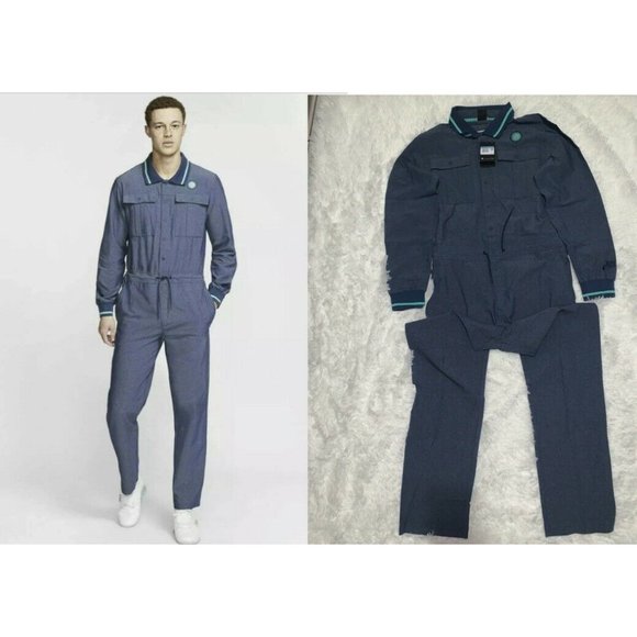 Nike Overalls Miami boiler suit Navy Blue Jump Sui